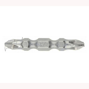 Бита двухстор., PH2-PZ2х45мм, сталь S2, 1шт.// Gross