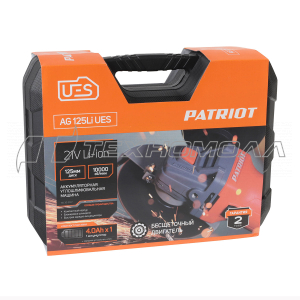 Ак. Угловая шлифмашина PATRIOT AG 125Li