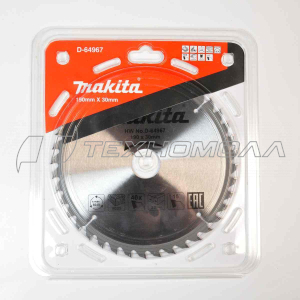 Диск Макита 190x30x1.4x40T дерево