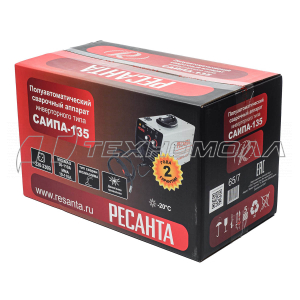 Сварочный аппарат РЕСАНТА САИПА135, инвертор, п/а