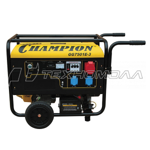 Бензогенератор CHAMPION GG7501E-3 380В 7,5 кВт Бензогенератор CHAMPION GG7501E-3 380В 7,5 кВт