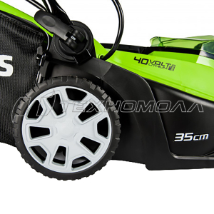Аккумуляторная газонокосилка Greenworks G40LM35