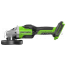 Ак. угловая шлифмашина Greenworks GD24AG без ЗУ и АКБ