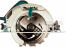 Пила дисковая Makita HS7601 1200 Вт 4,0 кг Япония