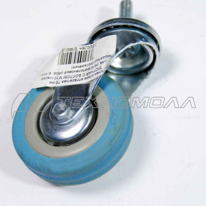 Кoлеcнaя опора аппаратная 75мм повор с болтом М10