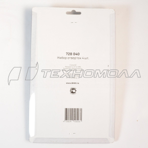 Набор отверток c 3-х компонентной ручкой 4 пр. ДТ