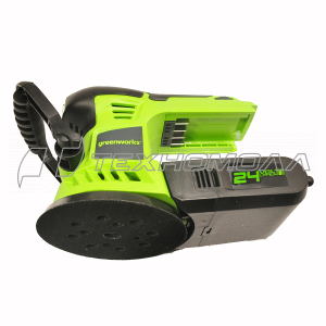 Аккумуляторная шлифмашина Greenworks G24ROS