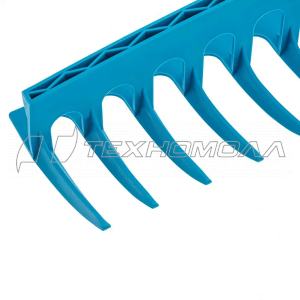 Грабли пластиковые, 565 мм, 18 прямых зубьев, усиленные, LUXE Palisad