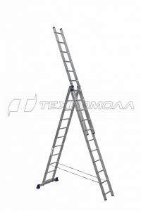 Стремянка 5 ступеней, рабочая высота 1030 алюм..Ам705