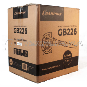 Воздуходувка CHAMPION GB226 0,75 кВт 612 куб. м/ч