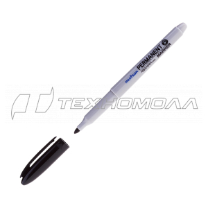 Маркер MUNHWA перманентный, (черный), пулевидный, 1,5мм