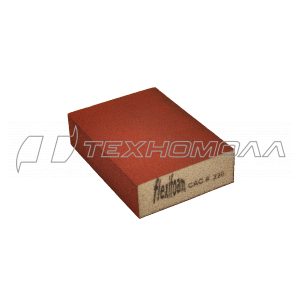 Блок ZF 98х69х26 Р220 мягкий RED 091128