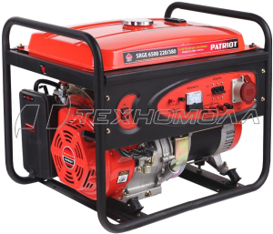 Бензиновый генератор PATRIOT SRGE 6500 220/380 474102880