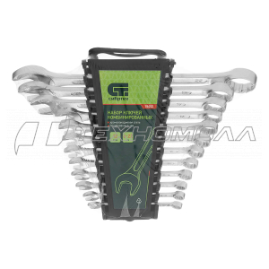Набор ключей комбинированных СИБРТЕХ 6-22 мм, CrV, 12 шт