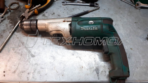Двухскоростная ударная дрель Makita HP 2051 F