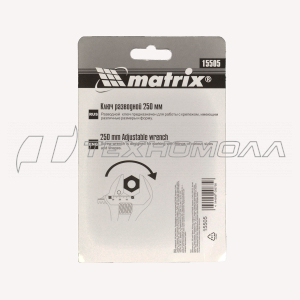 Ключ разводной, 250 мм Matrix