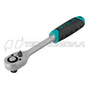 Ключ трещотка 1/2", 72 зуба, с быстрым сбросом, CrV Stels