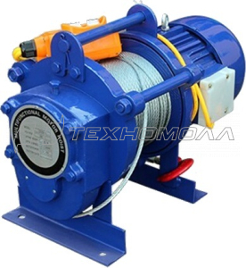 Лебедка электрическая ( электролебедка 300/600кг, 70/35м, U 380v, P3, 50HZ) EURO-LIFT KCD 00019829
