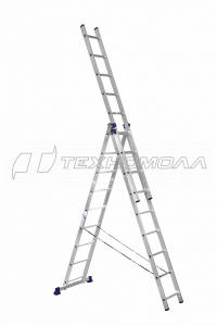 Стремянка 5 ступеней, рабочая высота 1030 алюм..Ам705