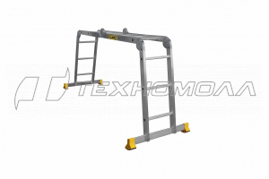 Стремянка 5 ступеней, рабочая высота 1030 алюм..Ам705
