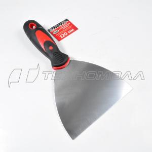 ШПАТЕЛЬ НЕРЖАВ. "ПРОФИ" 120 ММ ДВУХКОМП. РУЧКА (12/240) "КЕДР" 041-0120