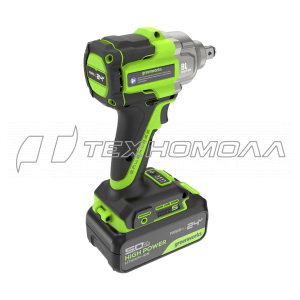 Ак. гайковерт Greenworks IW5500 (1хАКБ 5 Ач и ЗУ)