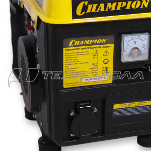 Бензогенератор инверторный CHAMPION IGG1001