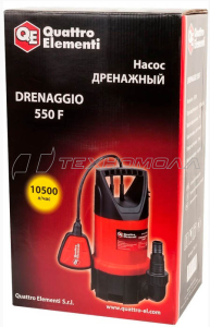 Дренажный насос QUATTRO ELEMENTI Drenaggio 550 F 770-711