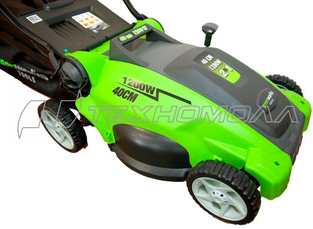 Электрическая газонокосилка GreenWorks GLM1240 25147