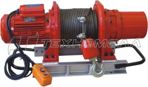 Лебедка электрическая (3200 кг, 100 м, 380 В) EURO-LIFT KDJ-3200E1 00006994