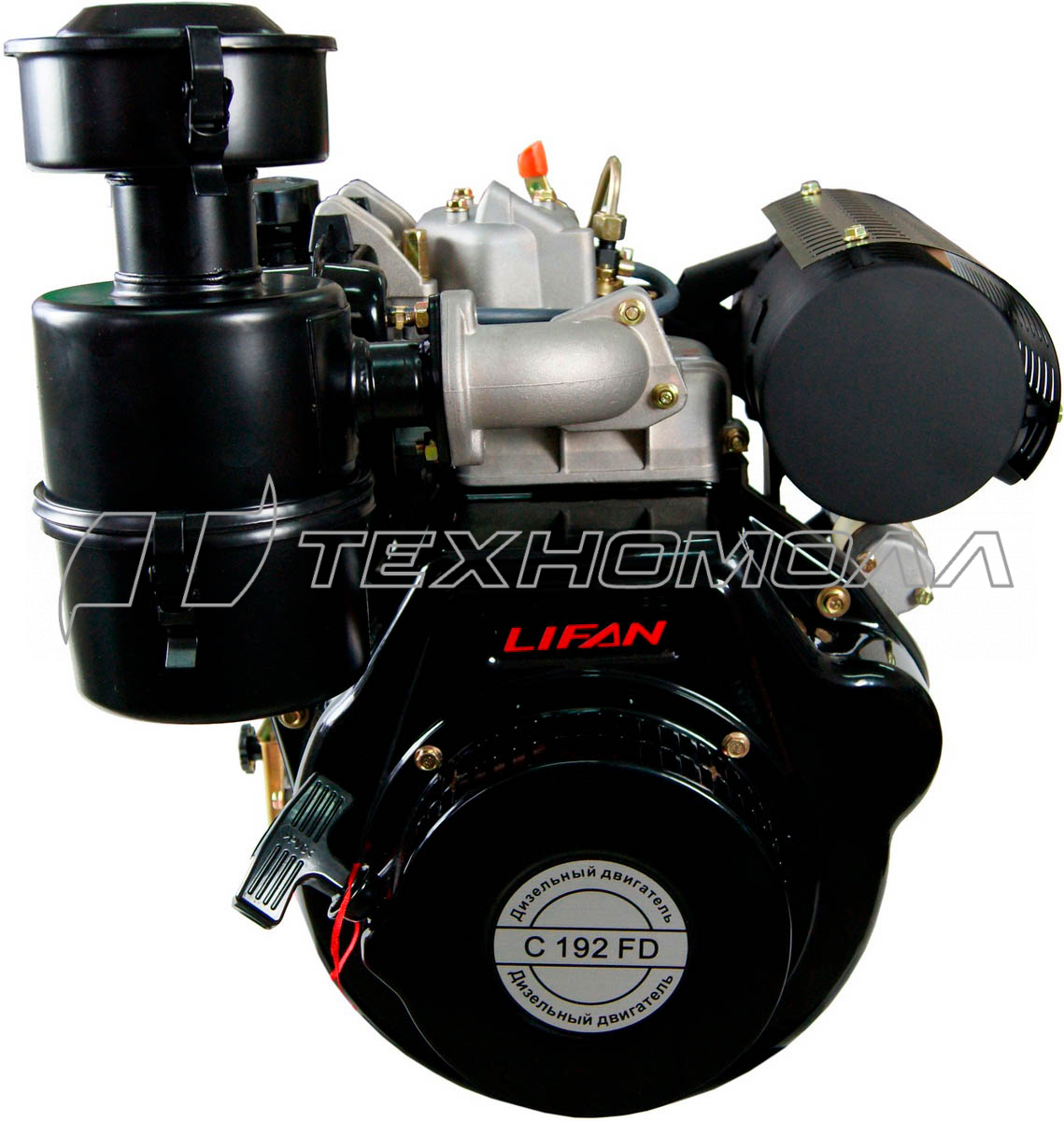 Двигатель LIFAN Diesel 192FD D25, 6A