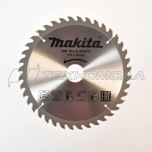 Диск Макита 190x30x1,3х40T дерево