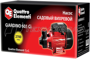 Садовый насос QUATTRO ELEMENTI Giardino 601 Ci 910-126