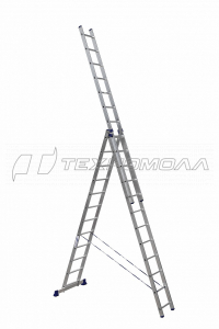 Стремянка 5 ступеней, рабочая высота 1030 алюм..Ам705