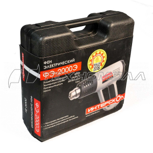 Термопистолет Интерскол ФЭ-2000Э, 2000 Bт,кейс