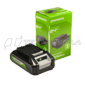 Аккумулятор Greenworks G24B2, 24V, 2 А