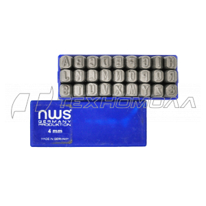 Набор шрифтов № 4 NWS (буквы, ENG, 990 гр.)