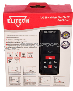 Дальномер Elitech ЛД 60Prof 188612