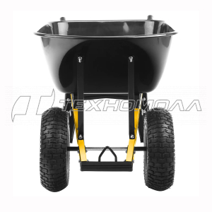 Тачка строительная 140 л 250 кг, усил,двухколесная, колесо 15х6.00-6 Denzel