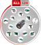 Аккумуляторный универсальный многофункциональный инструмент Bosch UniversalMulti 12 Solo 0.603.103.0