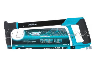 Ножовка по металлу GROSS "PIRANHA", 300 мм,обрезин