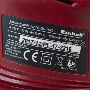 Виброшлифмашина Einhell TC-OS (TH-OS) 1520 СНЯТА