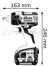 Аккумуляторный ударный гайковерт Bosch GDS 18 V-EC 250 Professional Solo 0.601.9D8.102