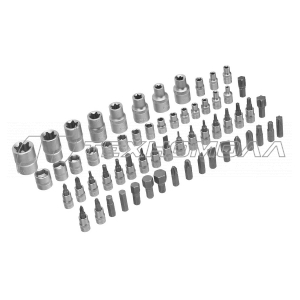 Набор инструментов, 1/2", 1/4", 108 предметов Сибртех