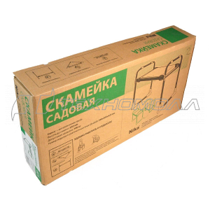 СКАМЕЙКА САДОВАЯ СКЛАДНАЯ (ПЛАСТИК.СИДЕНЬЕ) ЗЕЛЕНАЯ
