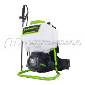 Опрыскиватель аккумуляторный Greenworks VT G40BPS, 40V, c 1хАКБ 2 Ач и ЗУ