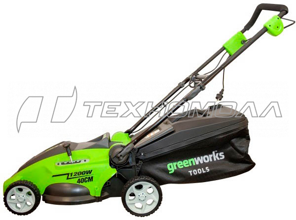 Электрическая газонокосилка GreenWorks GLM1240 25147