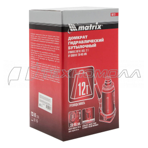 Домкрат MATRIX Master 12 т 230-465 мм гидравл,