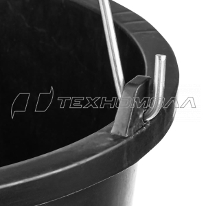 Ведро строительное пластмассовое, 12 л, высокопрочное с носиком Сибртех