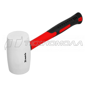 Киянка резиновая, MATRIX 680 г., ручка фиберглас,